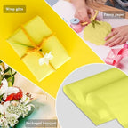 500 Sheets Yellow Tissue Paper for Gift Bags Wrapping Tissues Bulk 20 X 30 Inch Packaging Paper for Gift Wrap Flower Art Crafts DIY Birthday Wedding - Image 5