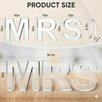 MRS Charcuterie Board Letters Acrylic Clear Reusable with Clear Tongs - Image 6