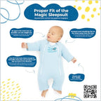 Magic Sleepsuit Baby Merlin's Cotton Baby Swaddle Transition Product - Image 3