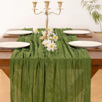 Cheesecloth Table Runner Fall Boho Wedding Birthday Party Home Decor - Image 5