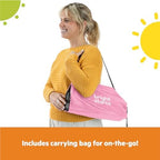 Bright Starts Pop 'N Sit Portable Booster, Indoor/Outdoor Use, Floor Seat with Feeding Tray, Pink, 6 Mos - 3 Yrs (Pack of 2) - Image 6
