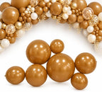 Reusable Inflatable Balloon Garland Arch Kit, Linked PVC Balloons (Brown) by Unknown