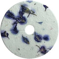 Of The Earth Handmade Paper - Wildflower Seed Paper Wine Glass Tag - 3" Diameter - Set of 36 - Choose Your Paper (45s Purple Recycled) by OfTheEarth