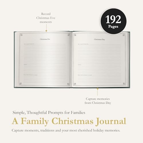Memories of Christmas Journal, Christmas Memory Book - Image 3