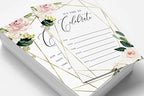 Pack of 30, Its Time to Celebrate Join Us Invitations with Envelopes, Geo Blush Floral Greenery Watercolor Invites for Your Wedding, Bridal Shower Engagement Party, Birthday 5 X 7 Inches - Image 3