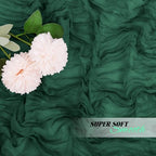 16 Pack Emerald Green Cheesecloth Table Runners 20x120 Inch Gauze Table Runner Cheese Cloth 10FT Green Table Runner Rustic Sheer Runner for Wedding Baby Shower Birthday Party Table Decor - Image 7