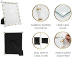 Jaye's Studio Chloe White Rectangular Metal Photo Frame, Picture Frame for Home, Bedroom, Home Office - Image 3