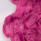 DeZerlor Hot Pink Cheesecloth Table Runners 4 Pack Summer Boho Runners - Image 3