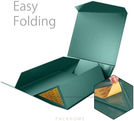 PACKHOME 3 Extra Large Green Gift Boxes Magnetic Lids 17x14.5x5.5in - Image 4