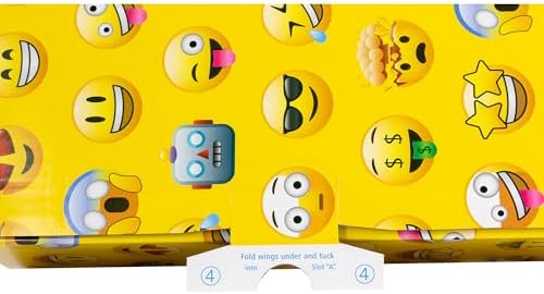 Decorative Shipping Boxes Decorated Gift Boxes For Mailing Birthday Gifts & Holiday Presents, 6 Pack of Everyday Shipping Boxes, Multiple Sizes and Designs, Social Faces, Large - Image 6