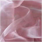 70 Yard Organza Fabric 44" Wide for Wedding Event Décor - Blush Pink - Image 3