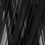Sheer Gauze Wedding Arch Draping Fabric 29" x 20 FT 4 Panels Black - Image 5