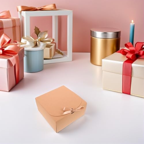Bridesmaid Proposal Box 10pcs Paper Ribbon Closure for Wedding Cookies - Image 6