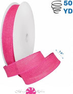 Morex Ribbon 1252.40/50-246 Burlap 1.5" X 50 YD Jute Wired Ribbon, Hot Fuchsia/Pink, Arts & Crafts Burlap Roll for Wedding Decor and Easter Decorations, Rustic Christmas Decorations Indoor Home Decor - Image 2