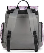 Disney Diaper Bag Backpack with Changing Pad Minnie Mouse – 16” Nylon Baby Bag for Parents, Insulated Bottle Holders, Multiple Storage Pockets - Image 4