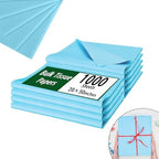 1000 Sheets Light Blue Tissue Paper Bulk - Large 20 x 30 Inches Recyclable Wrapping Tissue Paper Bulk for Gift Bags Weddings Birthday Christmas Gift Wrapping DIY Project Crafts Decor by PINWATT