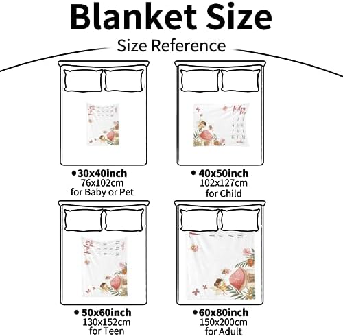 Personalized Baby Milestone Blanket for Boys Girls Baby Month Blanket- First Year Calendar Monthly Growth Chart - CartoonPrint Halloween Birthday Gifts for Infant Todder(FixedSize) - Image 7