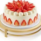 Gold 3Pcs Nesting Metal Cake Plate Stand Set 8" 10" 12" Dessert - Image 6