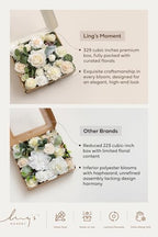 Ling's moment Fake Flowers Box, Dusty Rose & Pale Peach Grand Combo - Image 6