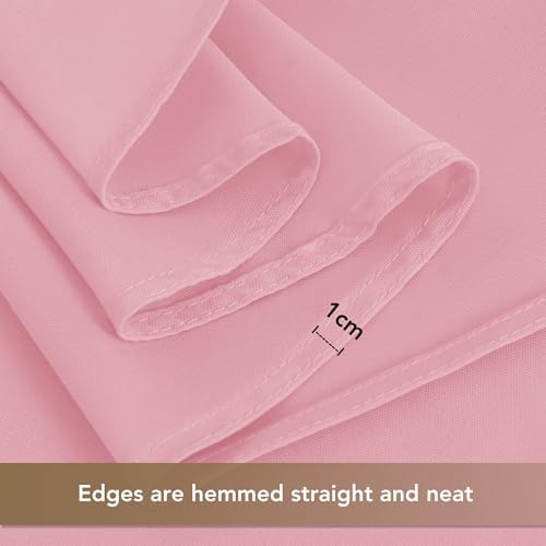 sancua Pink Tablecloths Rectangle, 6 Pack Table Cloth for 8 Foot Tables - Image 5