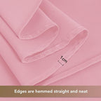 sancua Pink Round Tablecloth 90 Inch Fit 30-72 Inch Tables, 8 Pack - Image 5
