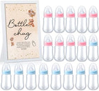 Roowest Bottle Chug Baby Shower Games Favors, Pink, Blue, Bear by Roowest