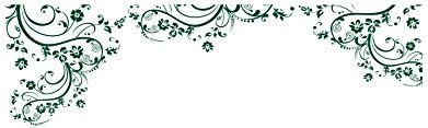 Forest Green Swirl Flower Floral Decal Design. Edge to Edge Decal. #262A (100" X 29") #262A - Image 3