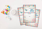 Pack of 30, Boy/Girl Baby Shower Party Collection, Baby Shower Invitation Cards, Fill in the Blank Invites WIth Envelopes, Postcard Theme Party Supplies - Image 4