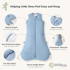 Momcozy Sleep Sack for Baby 6–12 Months, 1.5 TOG Baby Wearable Blanket - Image 2