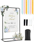 2‑Pack Adjustable Welcome Sign Stand for Event Decor by WeddingPartyDecoration