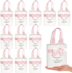 party greeting 50Pcs Wedding Gift Bags for Bridal Shower Bulk with Bow by partygreeting