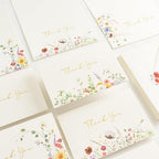 Crisky 4x6 Floral 4 Assorted Thank You Cards (100 Pack) with Envelopes - Image 5