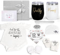 New Mom Gifts for Women, Top Pregnancy Gifts for New Parents Gender Reveal Gifts with Mom and Dad Tumbler Set for First Time Moms, Expecting Parents to Be, Gender Reveal, Baby Shower… (Grey) by SuhctuptxAccompanyUInLife