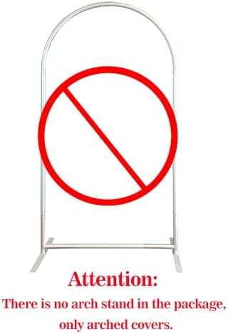 Cow Arch Backdrop Covers Farm Theme Party Arched Stretchy Background for Birthday Parties Decoration Baby Shower Kids Photo Booth Double-Sided Arched Props GX-247-3x6.5ft - Image 6