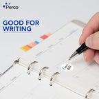 Perco White Perforated Round Circle Dot Sticker 1-Inch Labels — 3 Rolls, 3,000 Stickers—Write-On Labels for Prices, SKUs, Codes & Small Item Tagging, Strong Adhesive—Made in USA - Image 5