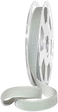 Morex Ribbon Nylvalour Velvet Ribbon, Nylon, 5/8 inch by 11 Yards, Silver, Item 01215/10-702, 5/8" by 11 yd by MorexRibbon