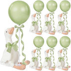Chunful 6 Set Sage Green One Silly Goose 1st Birthday Decoration 11.8 Inch by Chunful