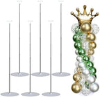 Balloon Arch Kit Balloon stand - Set of 6 Adjustable 7 Feet Balloon Arch Stands with Bases for Floor, Tall Balloon Tower Pillar Assembly Kit for Birthday, Party Decorations by Unknown