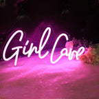 Girl Cave Neon Sign Pink Decor for Girls 15.7×7.9 inches Girl Cave Led Light for Bedroom Home Decor Wall Decor LED Neon Signs for Girls Party Gamer Room Beauty Room Nail Studio to Art Decoration - Image 4