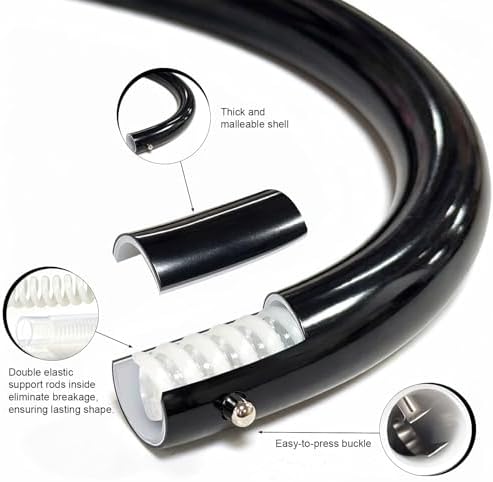 Half Balloon Arch Stand Kit for Floor fit Wedding, Birthday Party, Black - Image 2