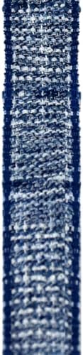 Celebrate It 5/8" x 7yd. Faux Cotton Ribbon – Blue, Non-Wired with Woven Edge, Polyester – Ideal for Gift Wrapping, Baskets & DIY Decor, 12 Pack - Image 3