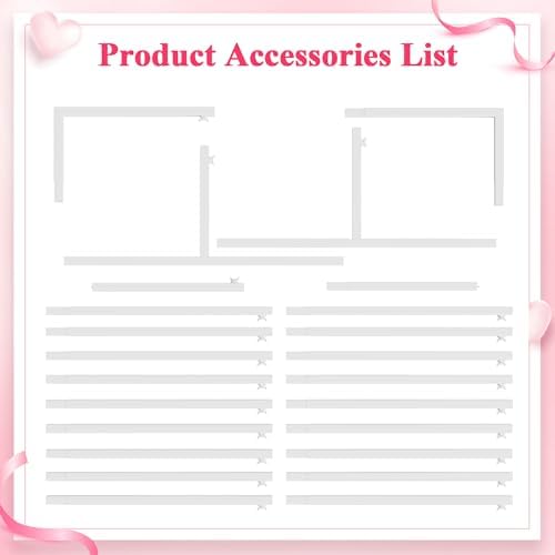 Wokceer Square Wedding Arch Backdrop Stand White Metal Arch 7.2FT x 6.6FT - Image 5