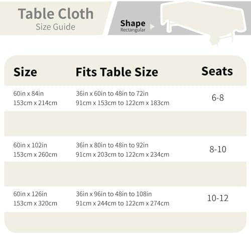 Ivory 6 Pack Polyester Table Cloth 60 x 126 Inch, Rectangle Tablecloths for 6 Foot Tables Washable Table Cloth for Party Wedding - Image 3