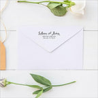 Custom Return Address Stamp Self Inking - Couples, Wedding - Image 4