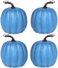 vensovo 6 Inch Blue Artificial Pumpkins, 4 Pack by vensovo