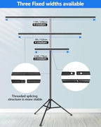 Hemmotop T Shape Backdrop Stand 8x7.5ft(HxW) Portable - Image 3