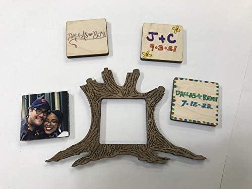 25pc DIY Blank Wooden Tree Puzzle Guest Book Alternative | Add Your Own Personalization - Image 4