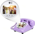 Video Audio Guest Book Wedding Phone,1080P HD Video Phone Guestbook, Preserve Your Special Occasions, Ideal for Wedding Bridal Shower, Birthday, Graduations, Baby Shower(Purple) by FiayaComVintageTelephone