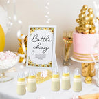 Roowest Bottle Chug Baby Shower Games Favors, Yellow, Sunflower - Image 6