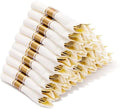 400PCS Pre Rolled Gold Plastic Silverware Sets, Include 100 Pack Wrapped Silverware Set, Rolled Silverware Disposable with Napkins for Parties and Weddings by Unknown